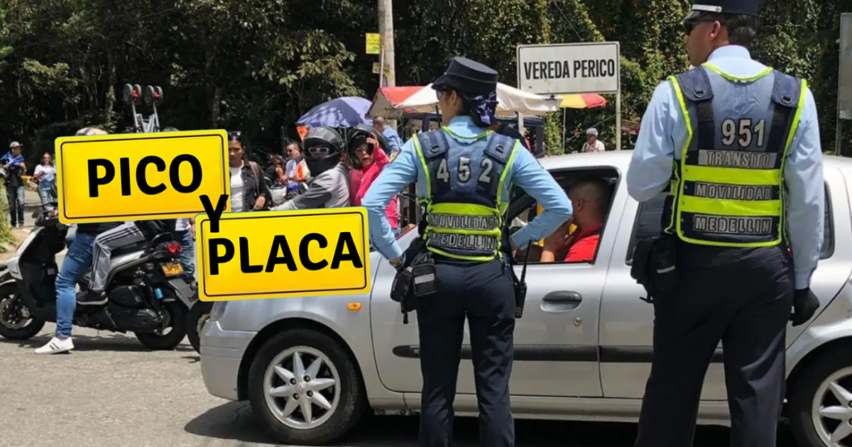 Pico and Plate en Medellín para el viernes 21 de febrero de 2025
