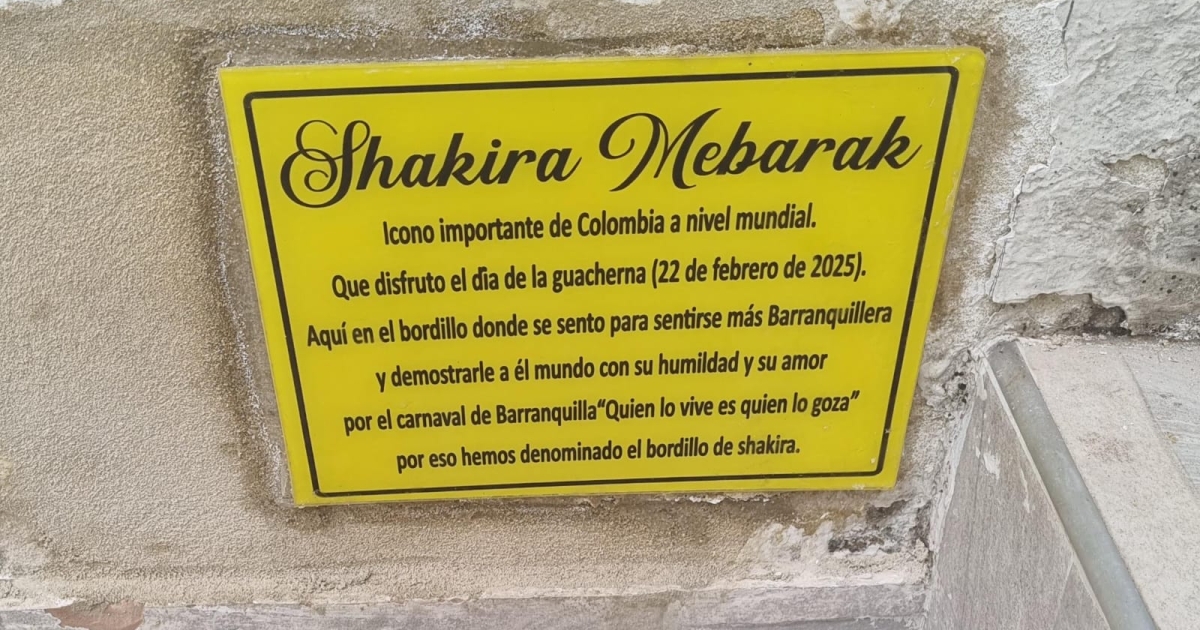 Shakira Bord en Barranquill tiene un plato ahora