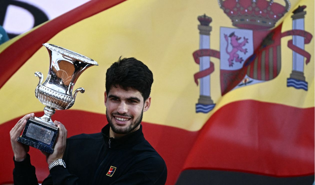 Alcarazza regresó a la cima después de ganar 1000 maestros romanos