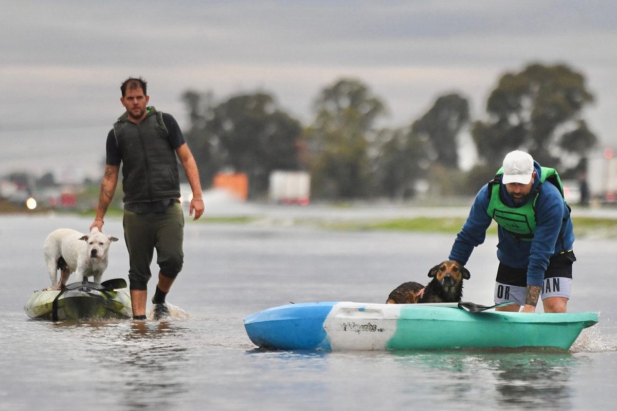 Casi 3.000 inundaciones evacuadas