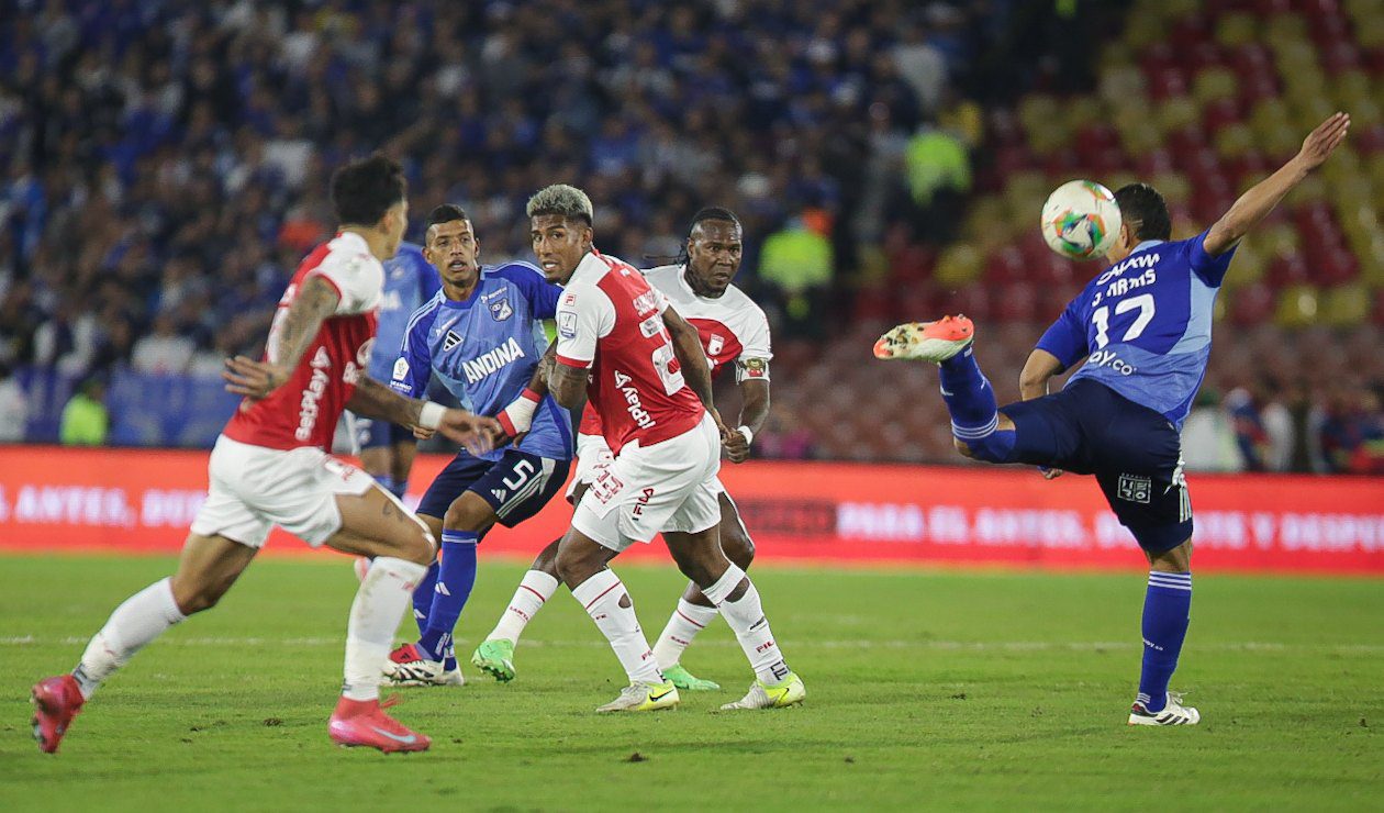 Cuántas horas y cómo ver a Millonarios vs Santa Fe en vivo, hoy 19 de junio