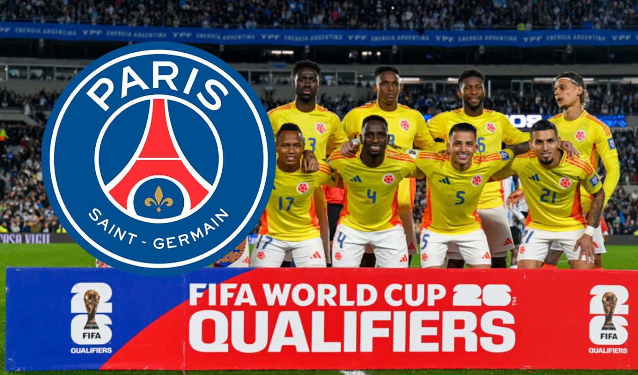 El PSG firmaría el equipo nacional de Colombia: pagará 30 millones de euros