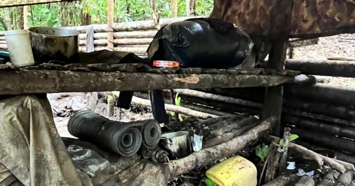 El ejército destruye el campamento 'iván une' en Cauca