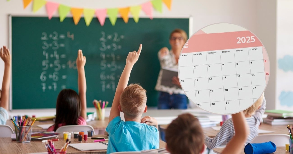 Fechas clave de vacaciones en la escuela 2025