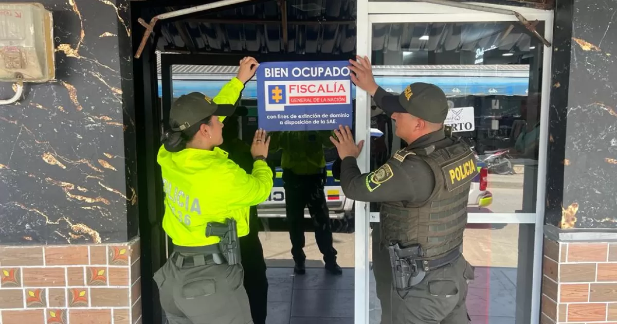 La policía ocupa los activos de 'Los Pepes' en varias regiones