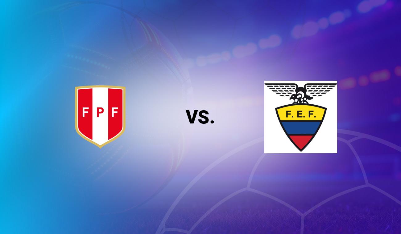 Perú vs. Ecuador: Partido en vivo para la 16ª CALIFICACIÓN MUNDIAL 2026