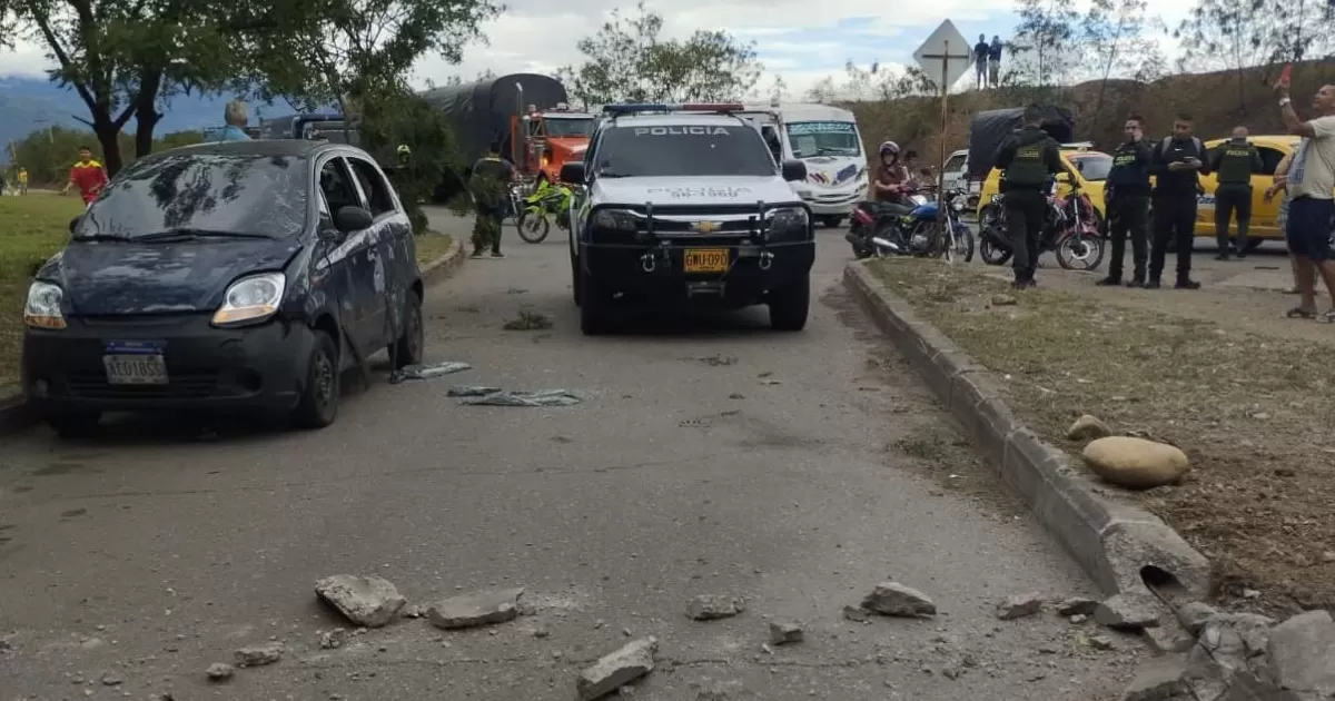 Corren una granada contra las unidades policiales en Cúcut