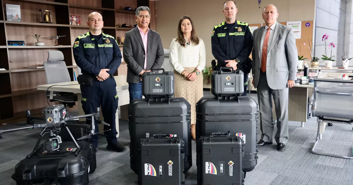 La policía recibe drones del gobierno por seguridad