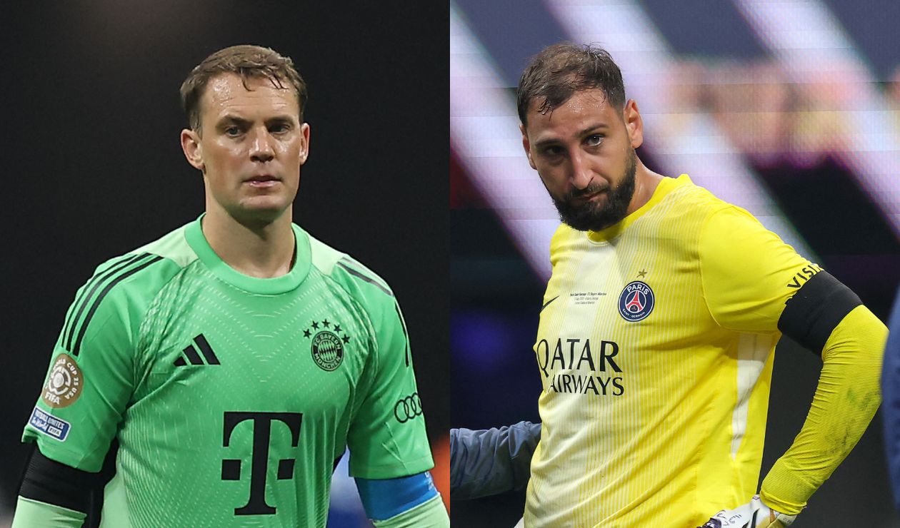 Neuer llenó Donnarumma criticado por la lesión de Jamal Musial