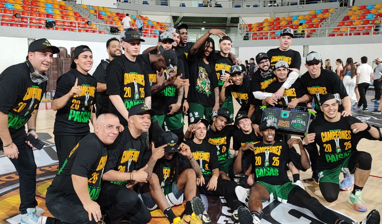 Paisas es el campeón de la Liga Profesional de Baloncesto: interrumpe a 9 años de sequía