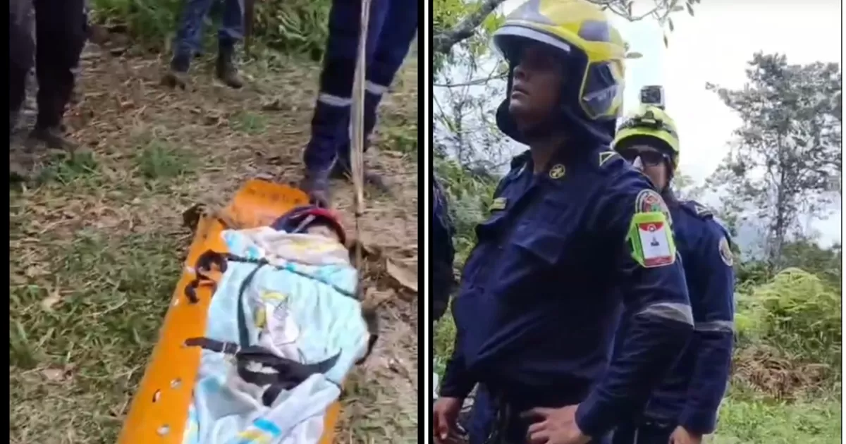 Salvó a un montañero en la zona prohibida de Farallones de Cali