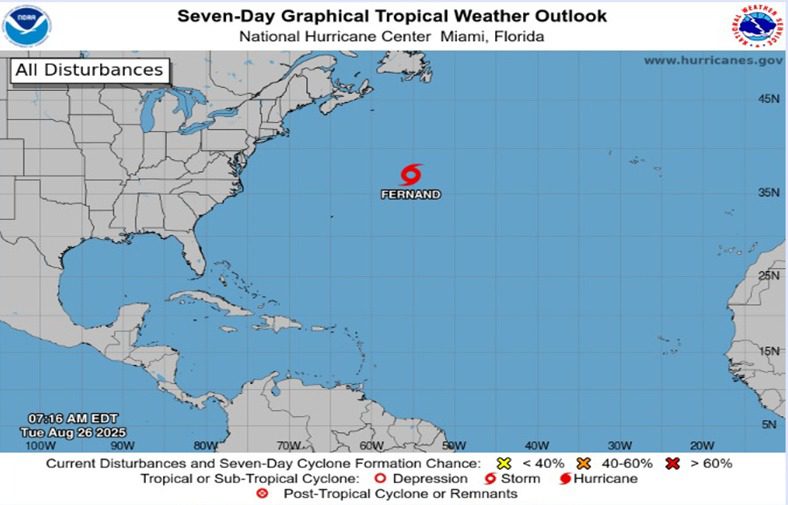 Declaran fin de la alerta por la onda tropical AL99