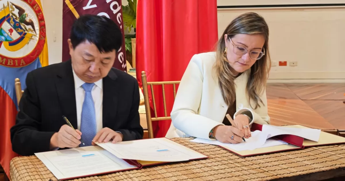 Memorando está firmado por Colombia y China