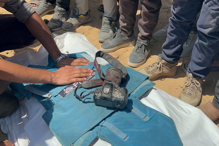 Ortografía para cinco periodistas en un doble ataque de Israel contra un hospital en Gaza
