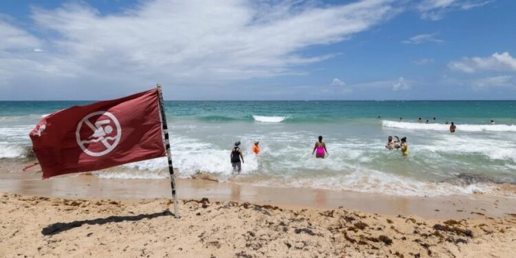 Plovo cierra las playas y verifica los sistemas de control de inundaciones contra Huracán Erin