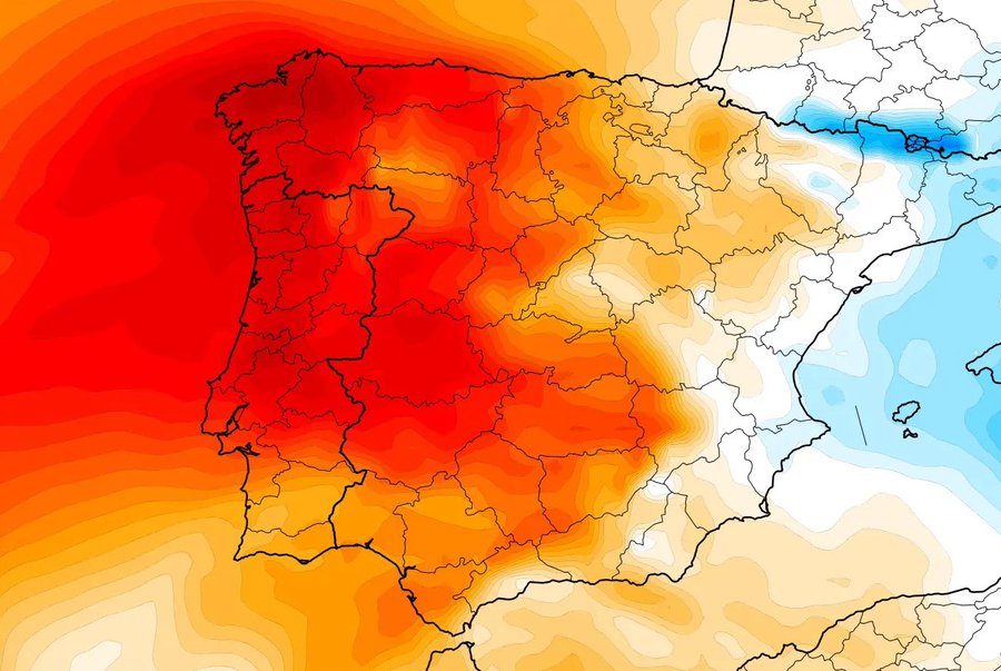 Portugal indica una advertencia debido al calor extremo en los próximos días