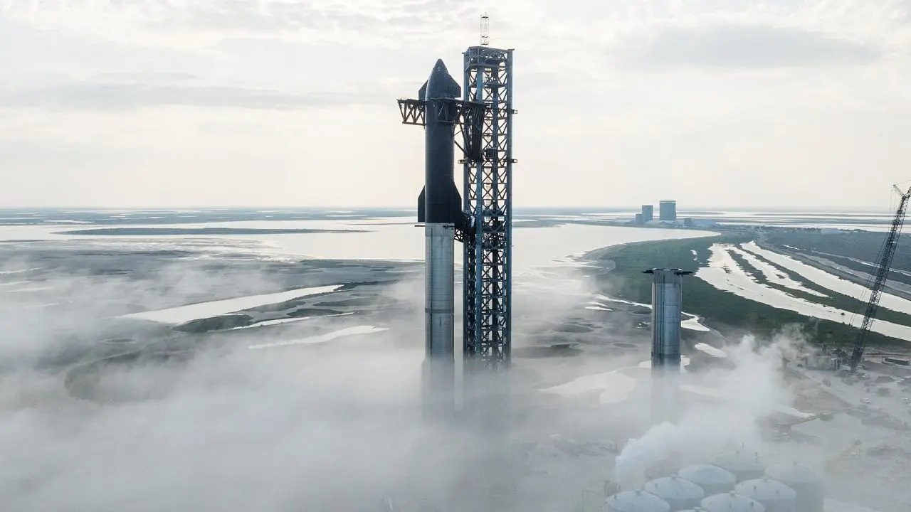 SpaceX Reiment Starship comenzando después de una falla técnica