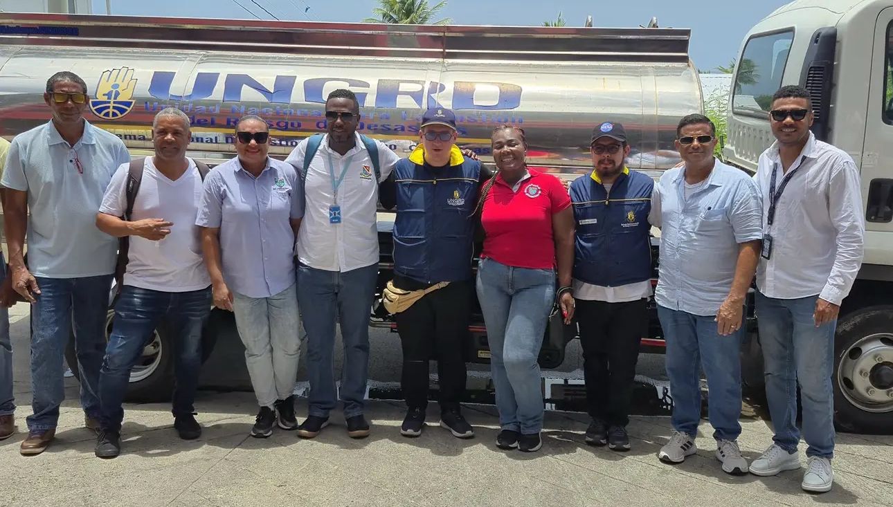 UNGRD entrega carrotanques para fortalecer abastecimiento de agua en el Archipiélago