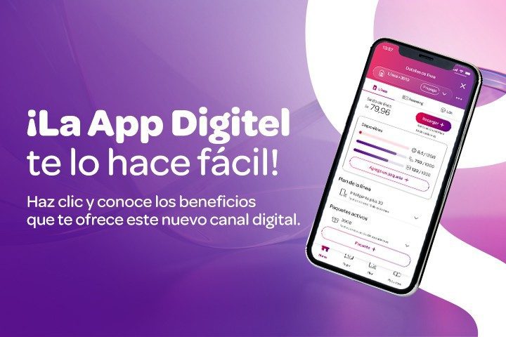 Digitel le permite comprar y activar líneas móviles a través de su aplicación
