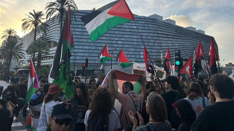 Al menos cinco detenidos en protestas propalestinas en Valencia