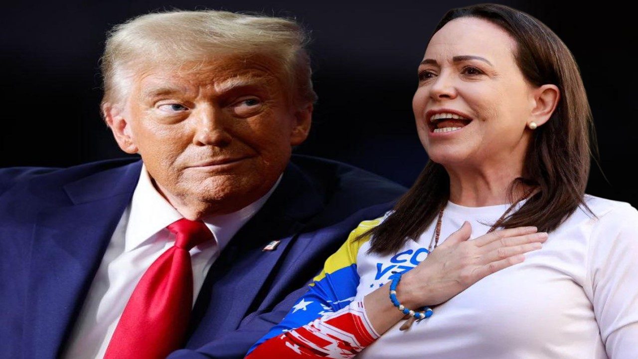 Donald Trump publica en redes sociales tras Premio María Corina Machado