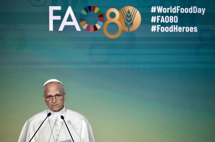 El Papa León XIV condena el uso "cruel" de la FAO de la hambruna como "arma de guerra" y la situación en Gaza