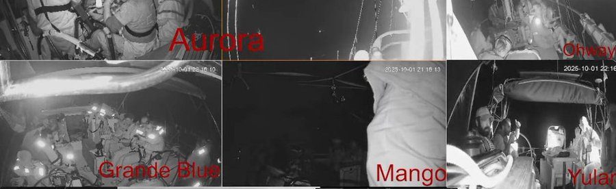 Israel detiene a la tripulación de flotilla que viaja a Gaza con ayuda humanitaria