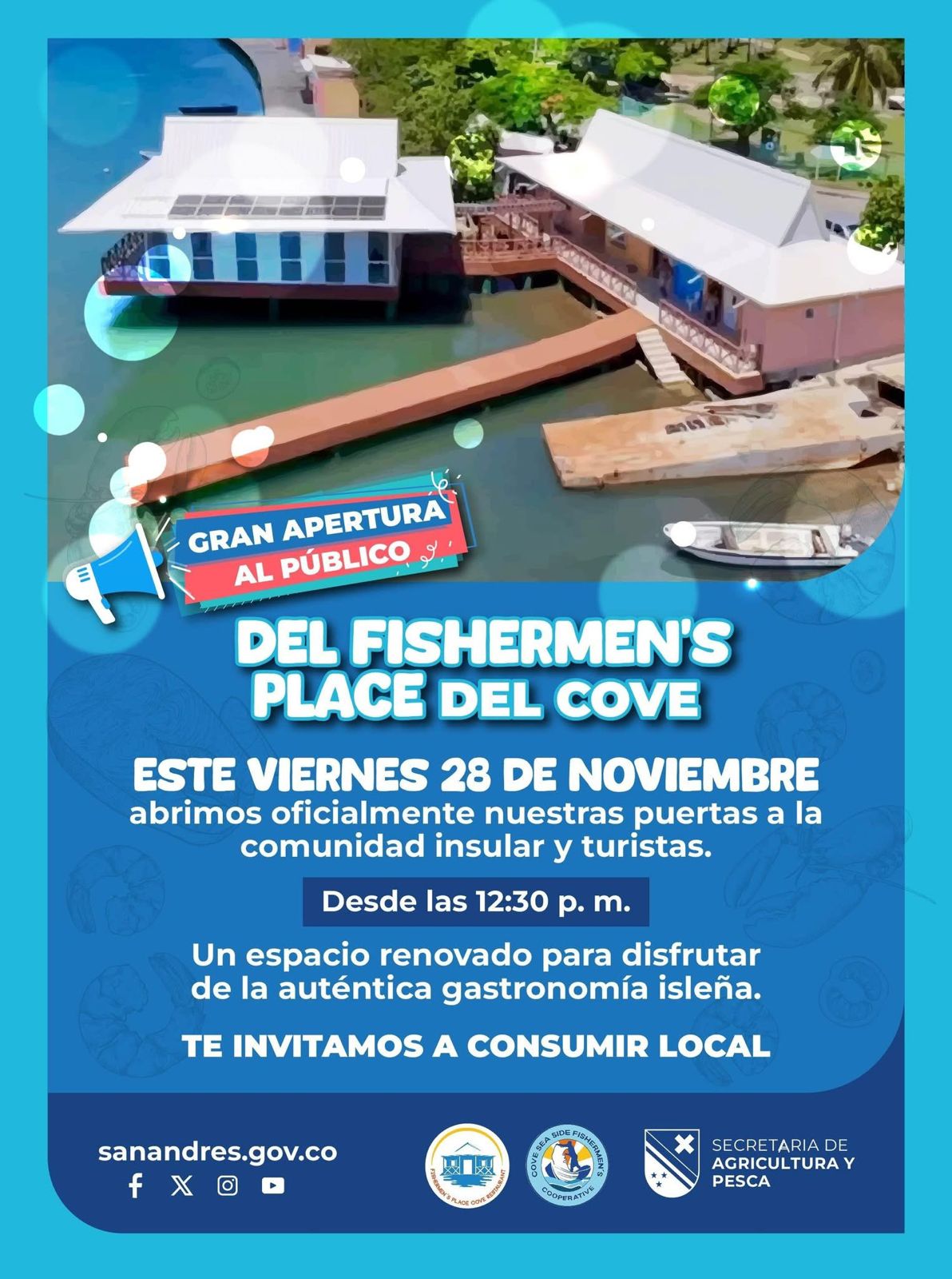 Gran apertura al público del Fishermen’s Place del Cove 