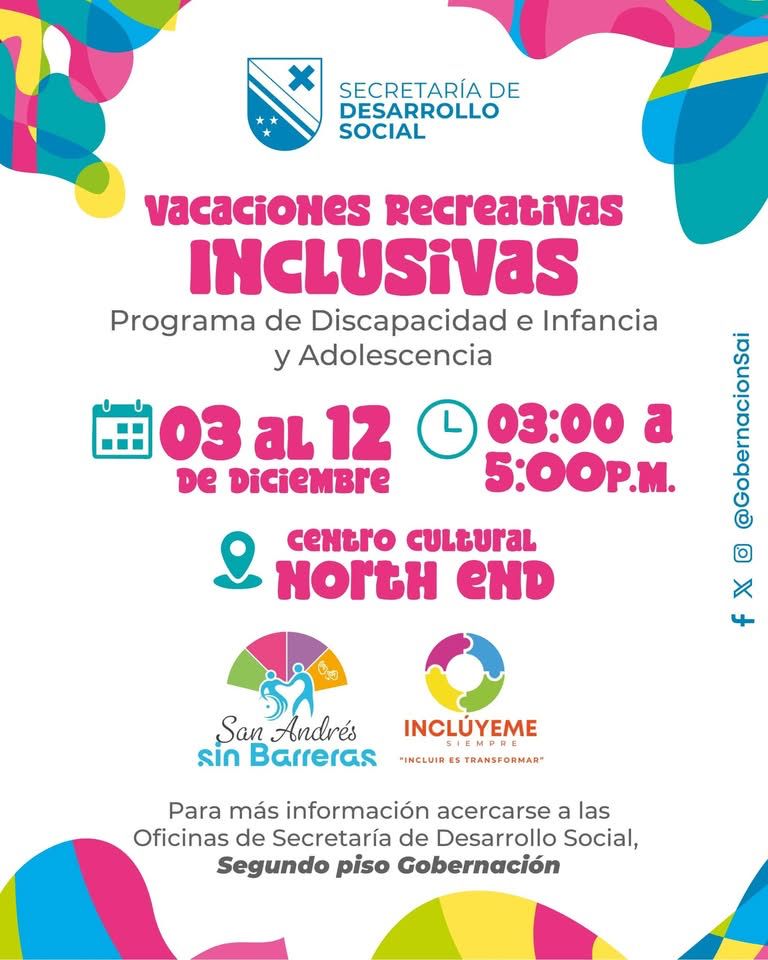 Juntos conmemoramos el Día de la Discapacidad con actividades inclusivas en San Andrés