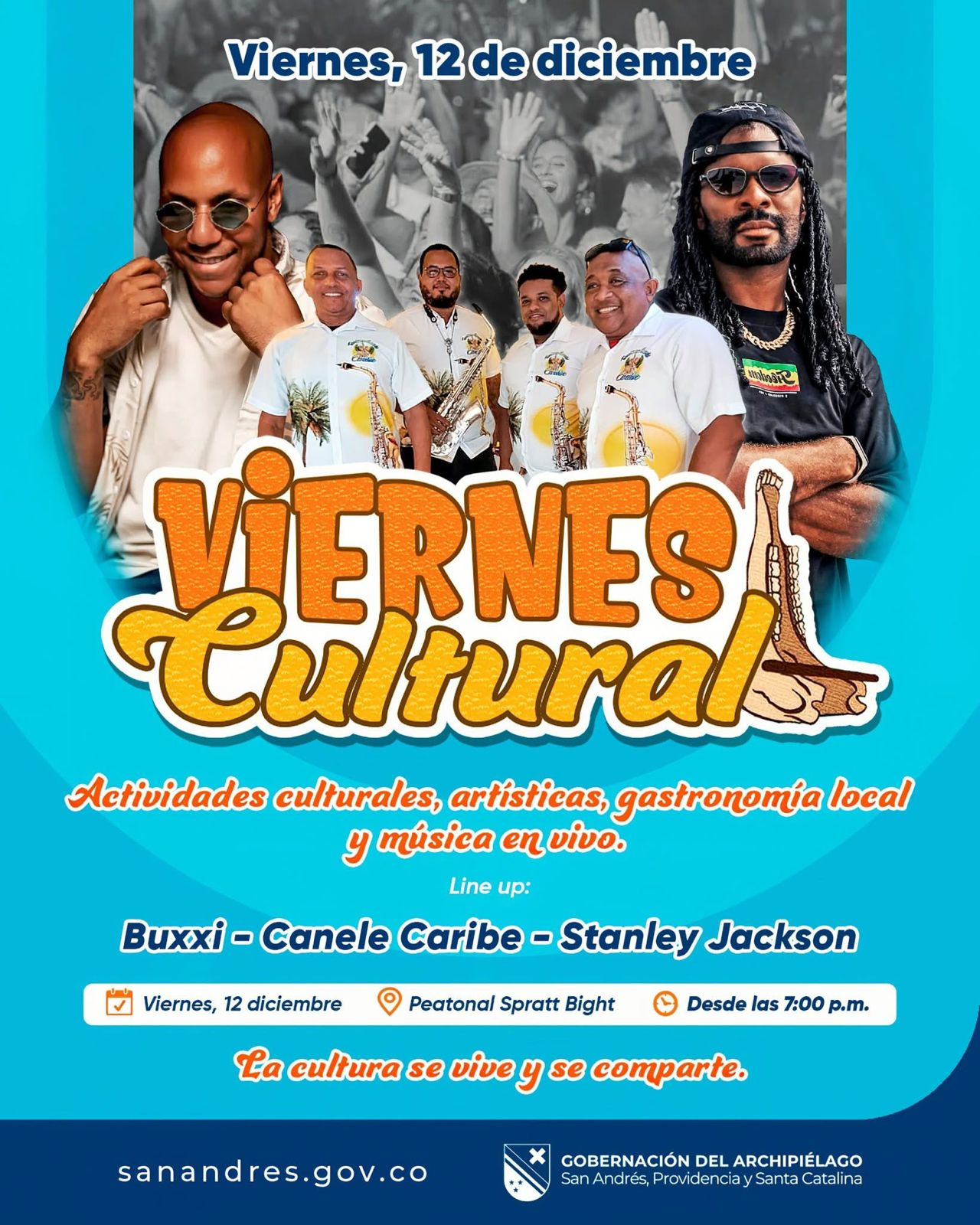 Viernes Cultural en Spratt Bight: música, identidad y encuentro ciudadano