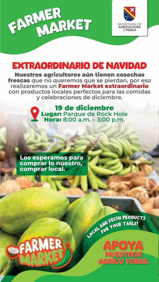 REALIZAREMOS UN FARMER MARKET EXTRAORDINARIO DE NAVIDAD