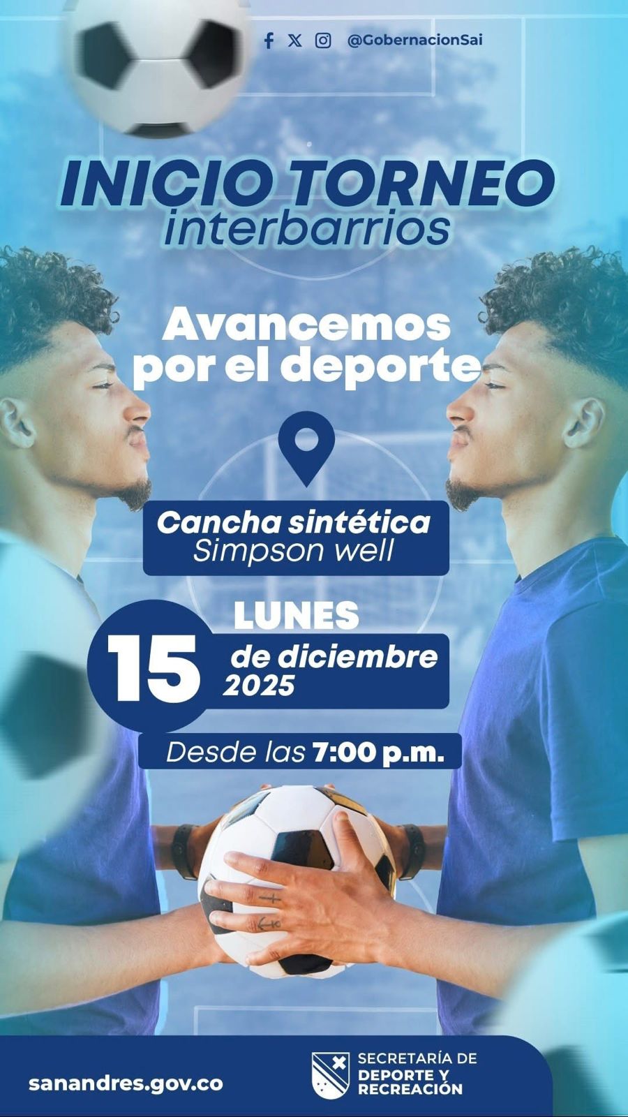 Inicia el Torneo Interbarrios en la nueva cancha de Simpson Well