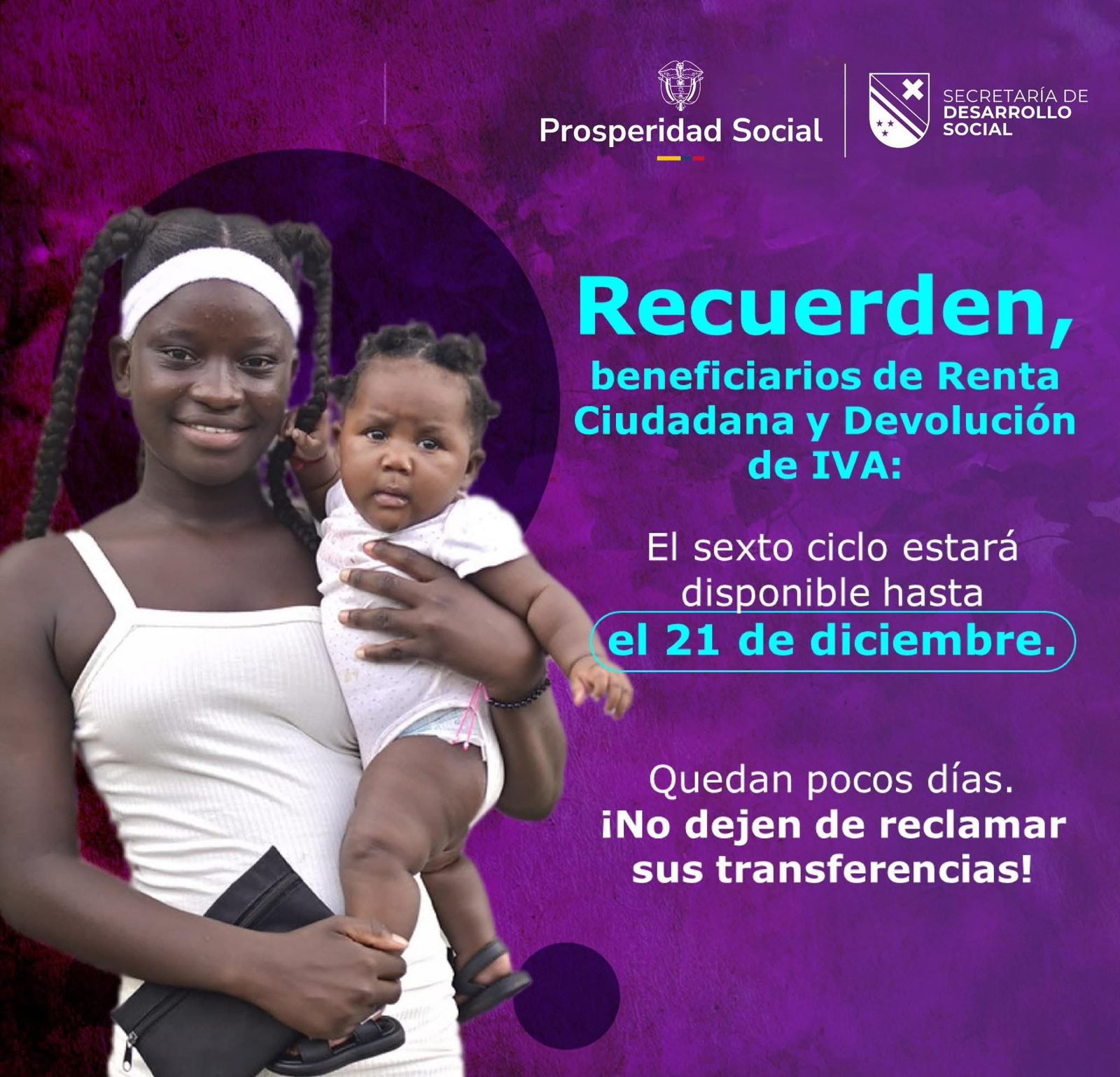 Atención beneficiarios de Renta Ciudadana