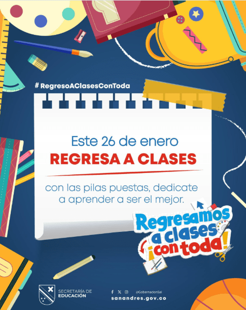 Regreso a clases de los estudiantes de las instituciones oficiales del Archipiélago