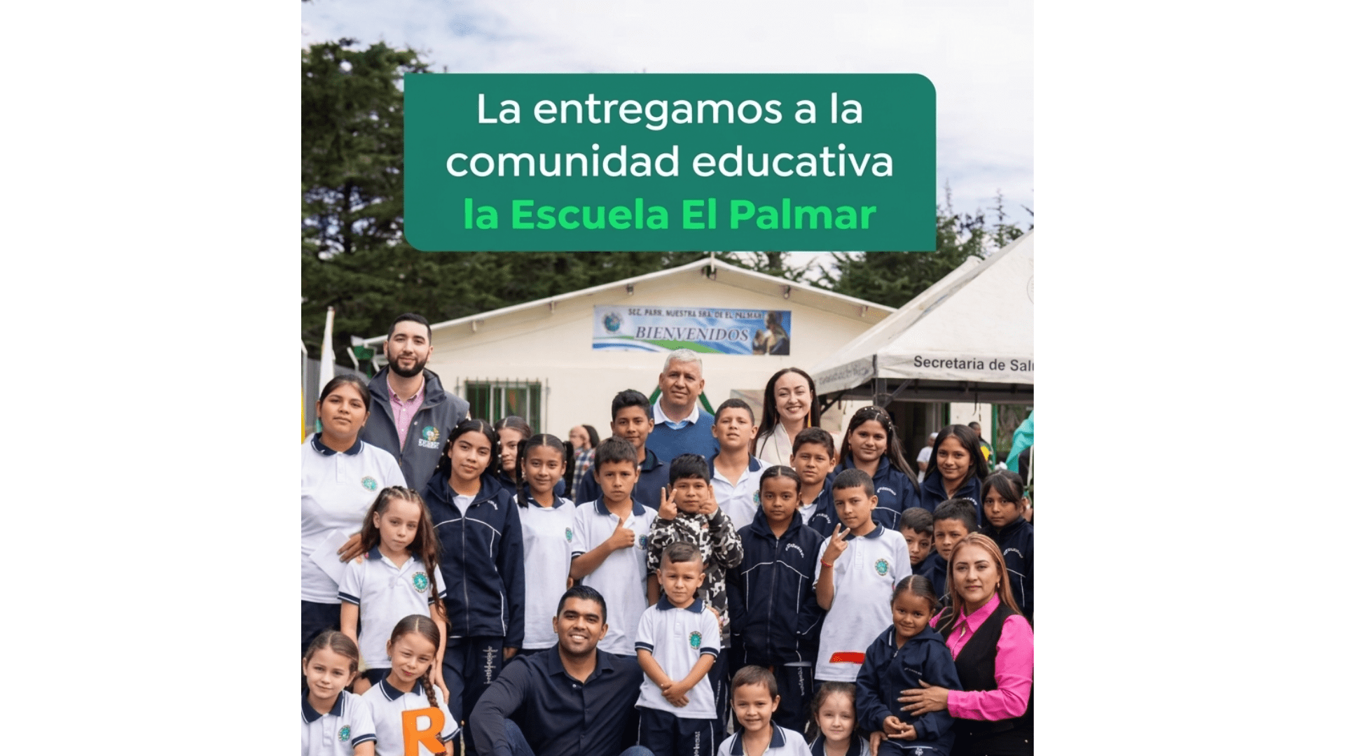 Niños de la vereda El Palmar ya cuentan con un espacio digno para su educación en Girardota.