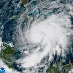 El huracán Melissa ha llegado a Jamaica como categoría 5 Huracán Melissa